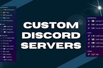create a professional and fully customisable discord server