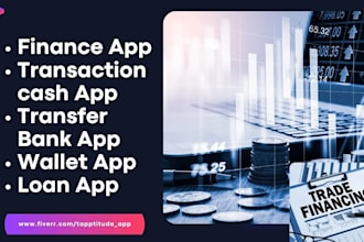 develop wallet app, bank app, loan app, cash app, money transfer app