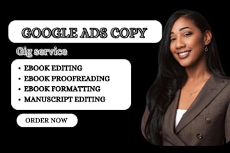 write high converting sales copy and google ads copy, marketing pitch