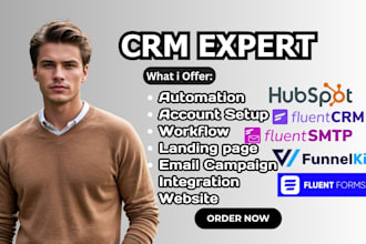 setup integrate customize hubspot salesforce jobber zoho procore houzz pro crm