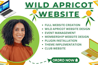 design and set up wild apricot membership redesign event wild apricot website