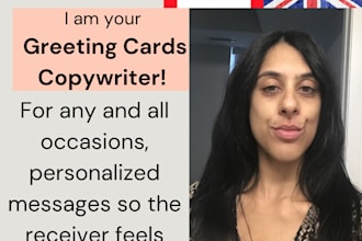 create greeting cards messaging