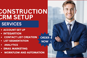 setup construction crm followup CRM acculynx plangrid build procore pipedrive
