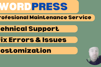 fix wordpress errors, bugs, and issues in record time