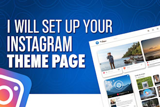 setup a successful instagram theme page