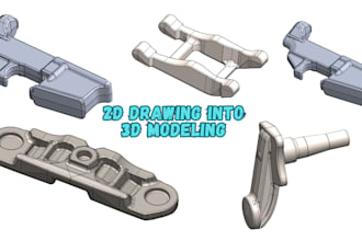 do 2d drawing to 3d modeling and 3d modeling to 2d drawing