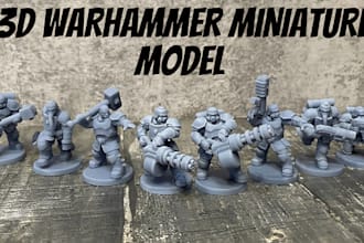 do 3d miniatures space marine 40k warhammer dnd stl tabletop for 3d printing