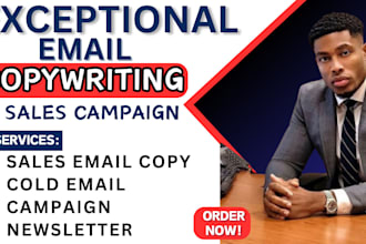 write high converting email sales copy, newsletter, campaign