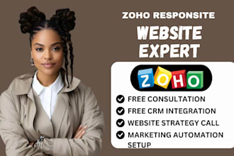zoho landing pages responsive zoho website design and redesign zoho sites