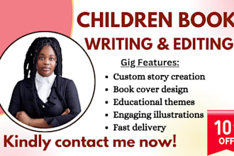 ghostwrite children story, children book, ebook writing, ghostwriting, kids book