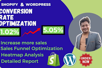 professionally redesign wordpress or shopify store with cro for maximize sales