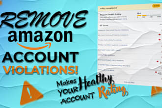 fix amazon account violations and ip issues