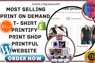 design print on demand print shop t shirt pod store printify printful website