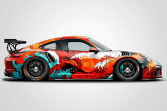 do vehicle wrap design, car wrap design, van wrap design