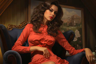 do any photo as a realistic digital oil painting portrait