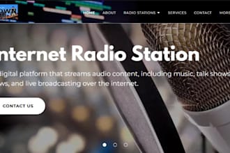 music website radio website podcast wordpress music website