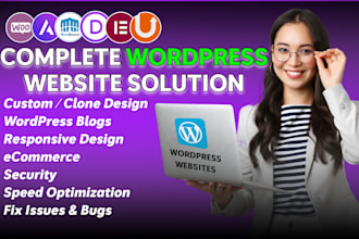 rebuild wordpress website, clone elementor website design and wordpress expert