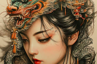 create a tattoo design of tattoo sleeve