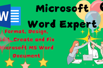 format edit and design microsoft word document