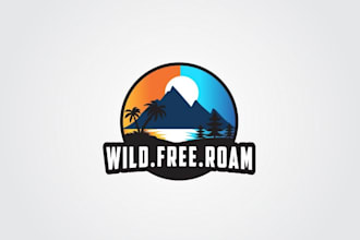 design a custom modern creative alaska tour travel agency logo