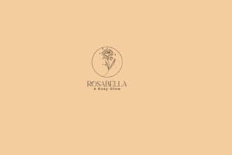 design professional rose logo for you