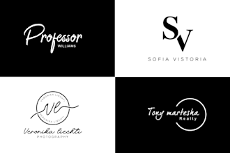 do makeup, cosmetic, beauty spa, hair salon signature logo