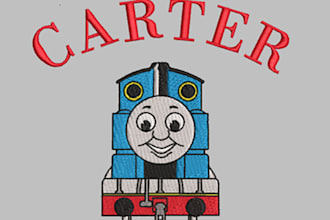 do embroidery for your logo with in hour