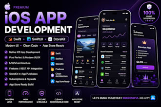 develop a premium ios app using swift and swiftui