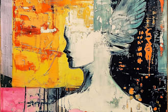 create magical abstract art, psychedelic, surrealism, cubism