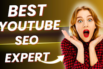 be your best youtube video SEO expert and channel auditor