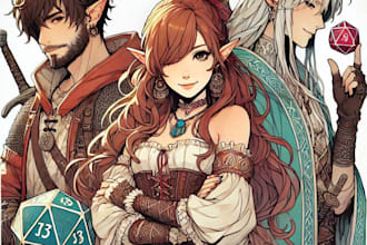 do dnd character art and dnd character art