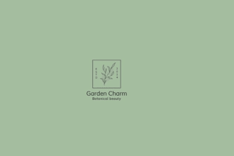 create a custom modern minimalist garden logo design