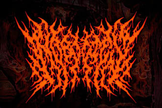 design a metal logo for cd artwork