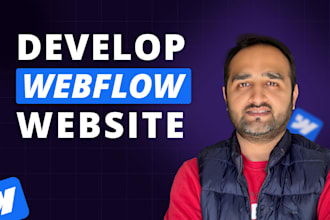 design or develop webflow website, webflow expert