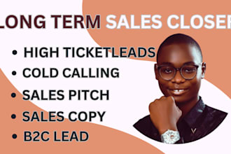 be your high converting sales closer b2c b2b sales representative online sales