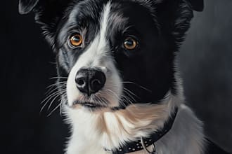 paint stunning watercolor pet portrait