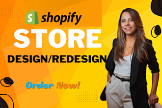 do shopify store and shopify website design,redesign