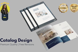 design interior exterior print or digital product catalog furniture e catalog