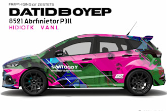car wrap design, van wrap design, vehicle wrap for you