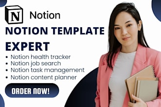 design notion template notion expert notion dashboard notion workflow notion VA