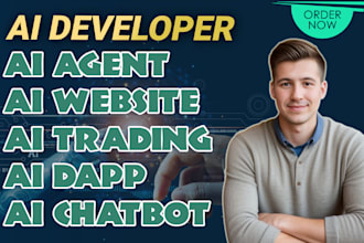 create ai agent, ai website, ai chatbot and integrate ai