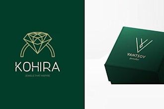 design luxury elegant gold versatile jewelry fashion brand logo