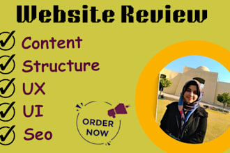 review your website or app give design advice and feedback