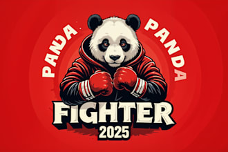 design super nice panda logo with satisfaction guaranteed