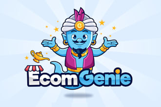 design genie e commerce stores consulting logo