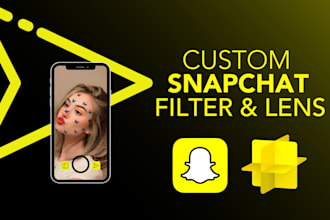 design a custom ar filter or lens for snapchat