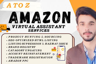 be your expert amazon VA for amazon UK, USA, canada, europe