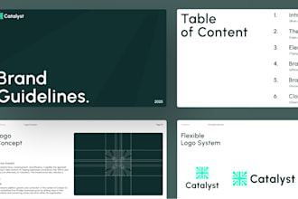 design logo and full brand identity for startups