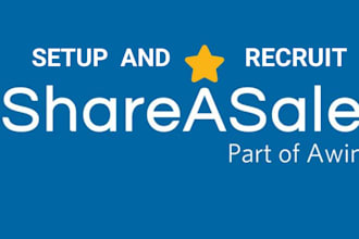 setup a complete shareasale affiliate program with tracking and recruitment