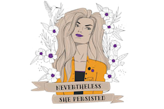 design rebel meets mother nature logo